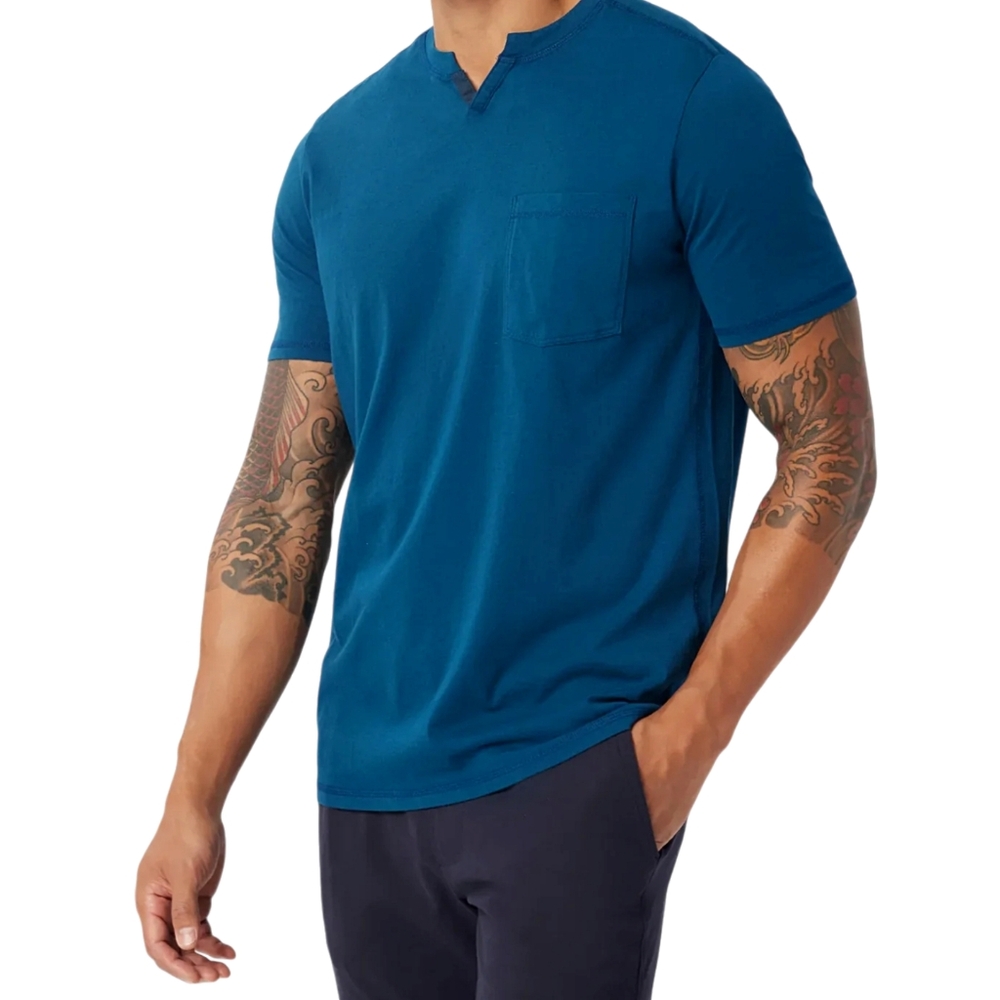 Good Man Brand Victory V-Notch Premium Cotton Jersey Short Sleeve Tee •Men's (S)